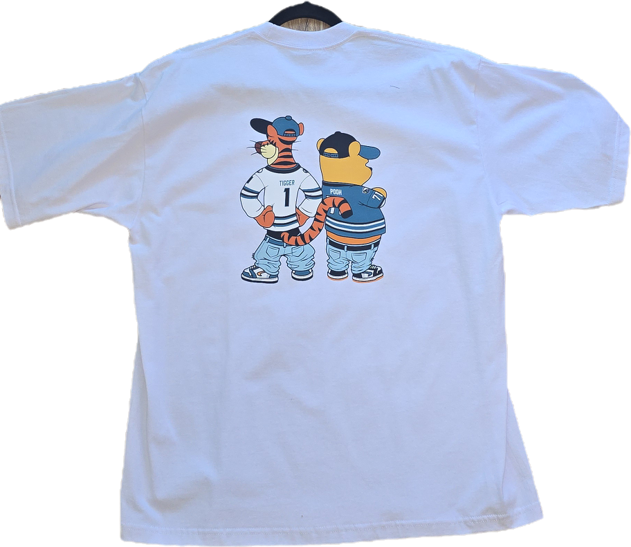 Sharks Gangster Tee - Winnie The Pooh and Tigger