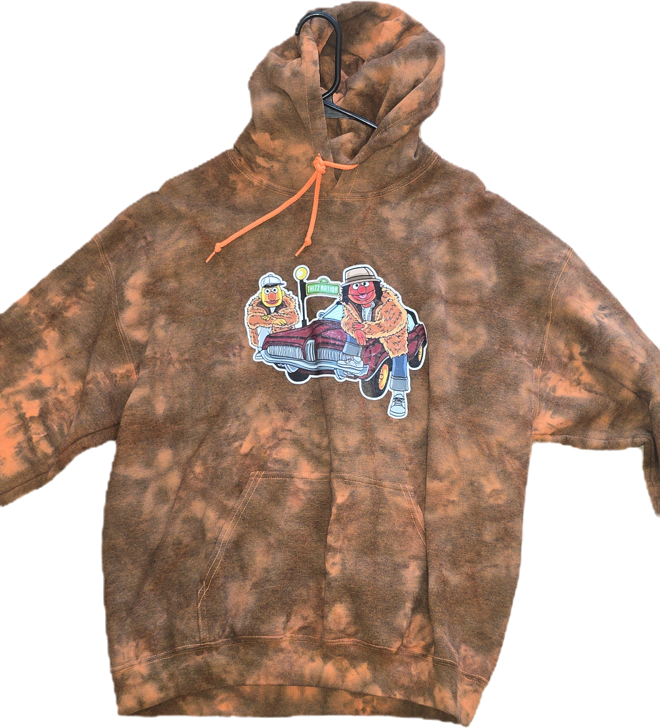 Orange/Black Bert & Ernie Thizz Nation Hoodie