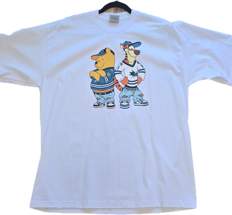 Sharks Gangster Tee - Winnie The Pooh and Tigger
