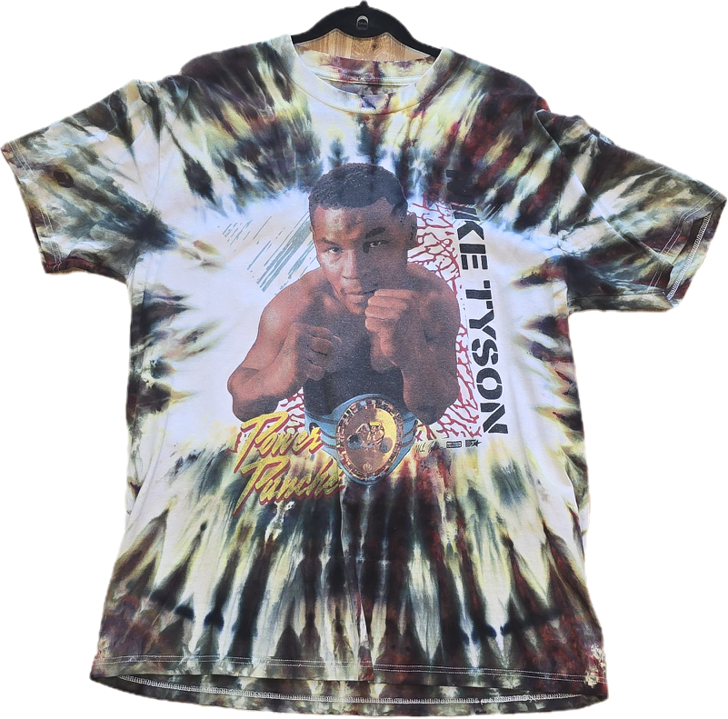 Mike Tyson - Black/Yellow Tie-Dye Tee