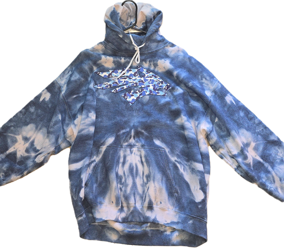 Blue/White Wolf Pack Hoodie