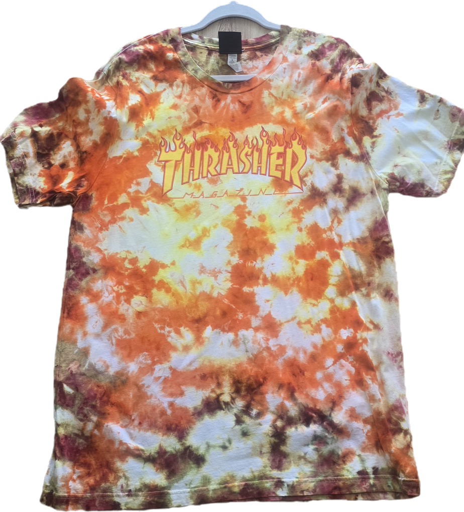 Orange/Yellow Tie-Dye Thrasher