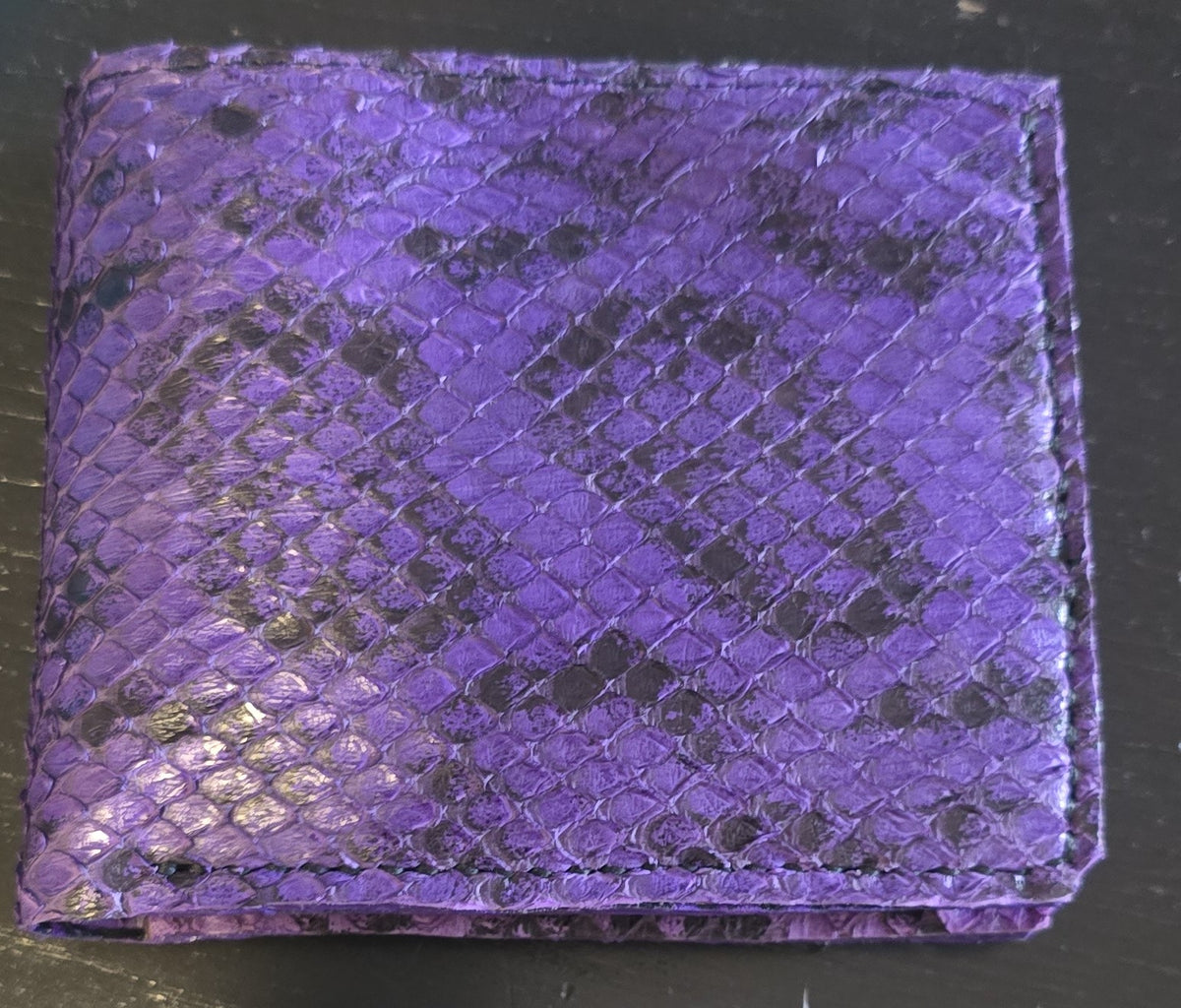 Purple Snakeskin Wallet