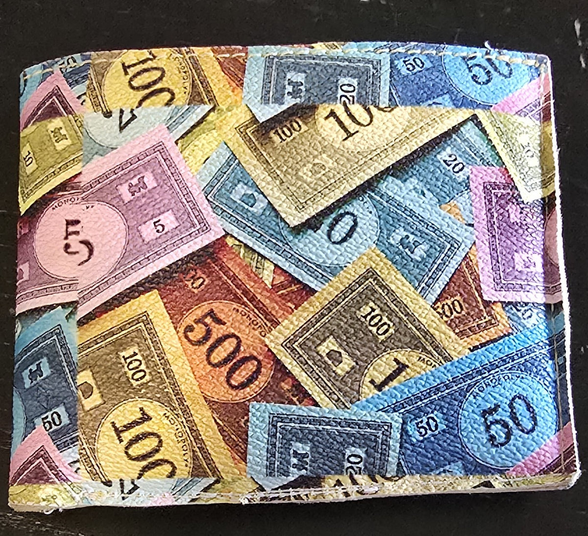 Monopoly Inspired Leather Wallet
