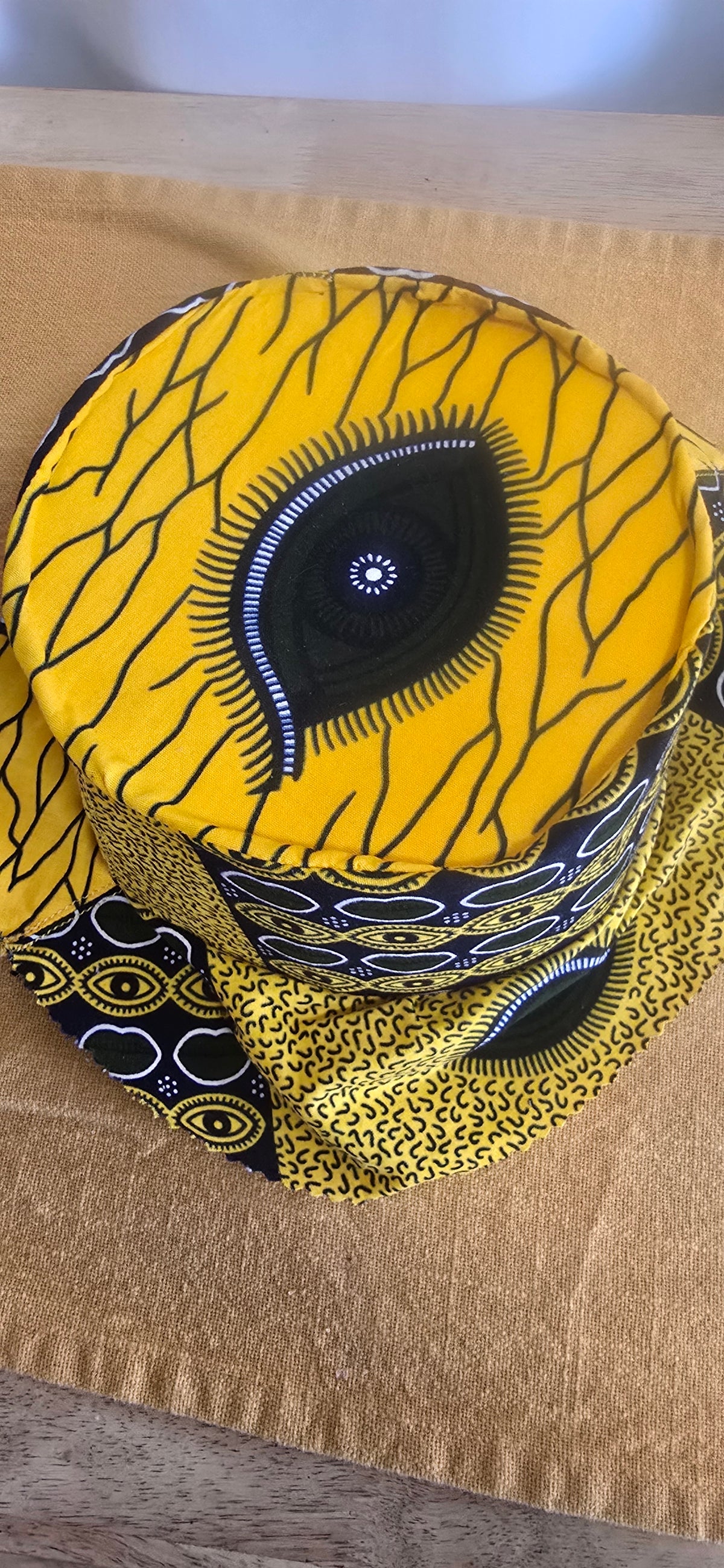 African-Print Top Hat