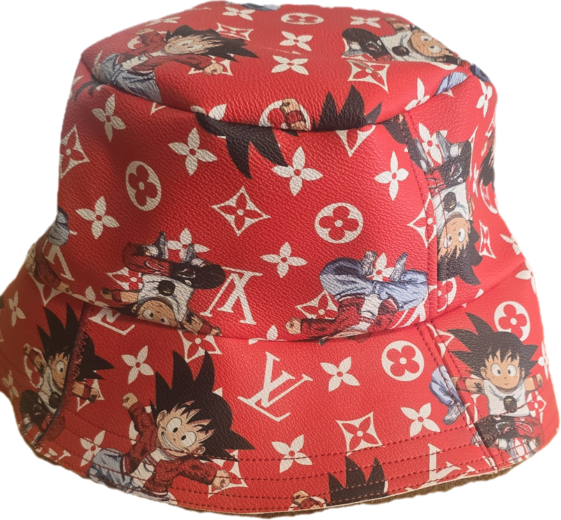 Red Anime Bucket Hat