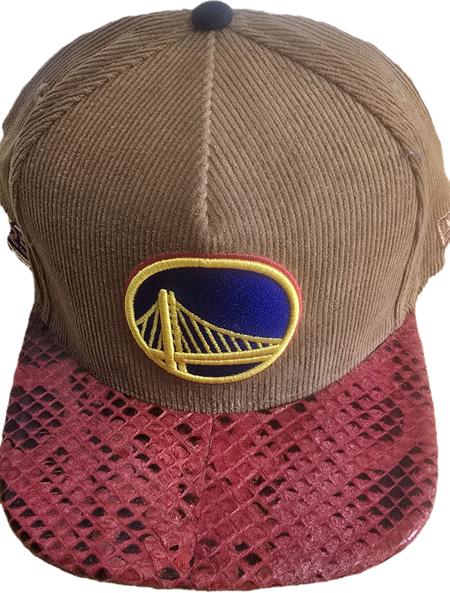 Tan Warriors Corduroy Snapback