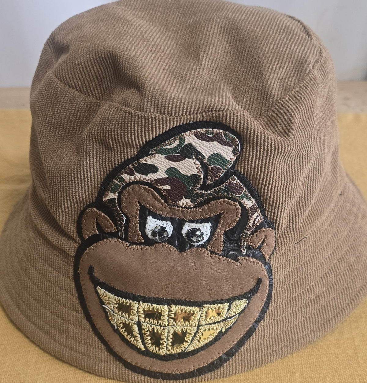 Brown Donkey Kong Bucket Hat